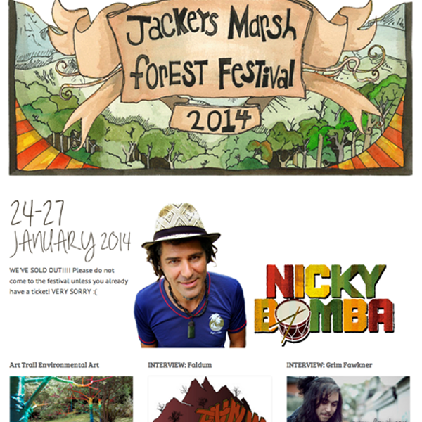 Jackeys Marsh Forest Festival 2014